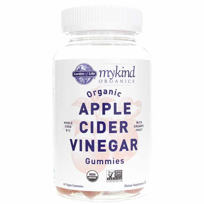 Organic Apple Cider Vinegar Gummies, Garden of Life mykind Organics
