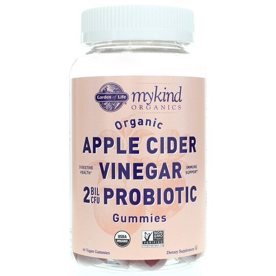 Organic Apple Cider Vinegar Probiotic Gummies, 60 Gummies, GOLM