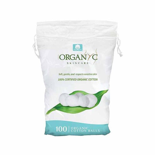 Organic Cotton Balls, 100 Pieces, OGY