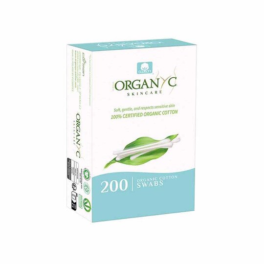 Organic Cotton Swabs, 200 Pieces, OGY