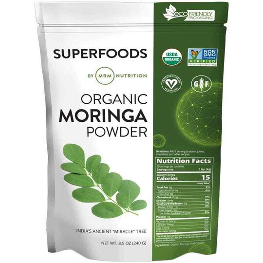 Organic Moringa Powder, 8.5 Oz, MRM