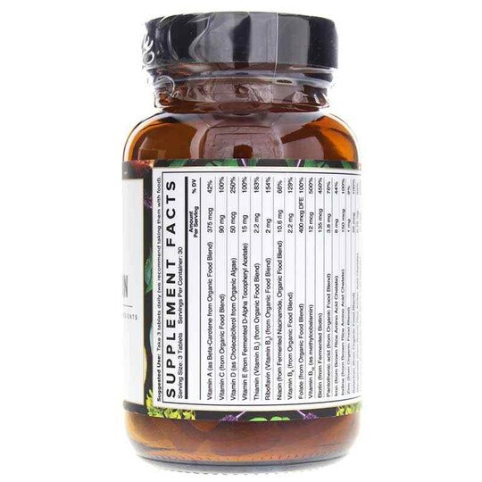 Organic Multivitamin, 90 Tablets, TRV