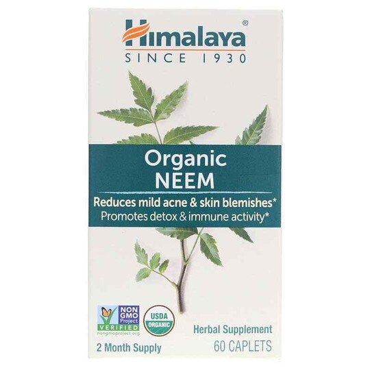 Organic Neem, 60 Caplets, HM