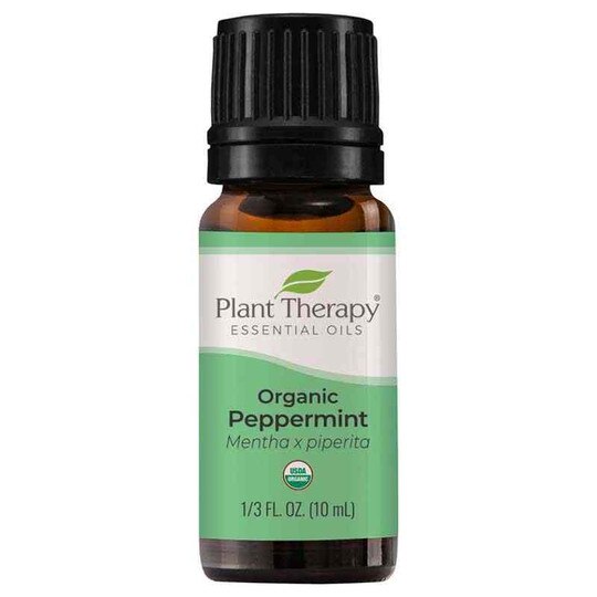 Organic Peppermint Essential Oil, .33 Oz, PL