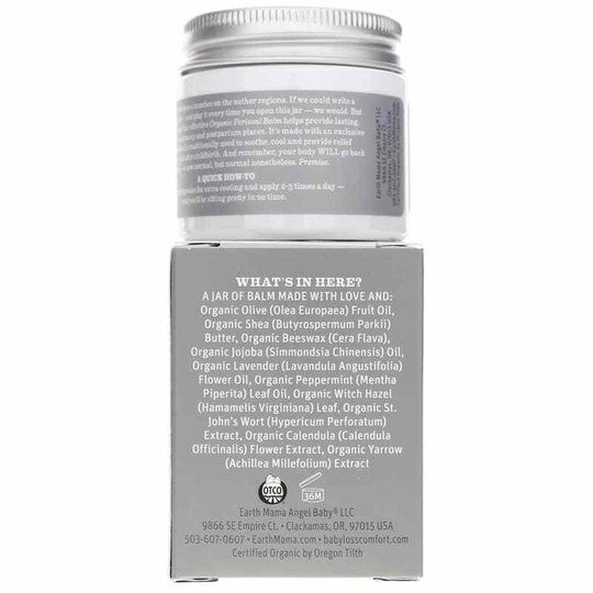 Organic Perineal Balm, 2 Oz, ERMO
