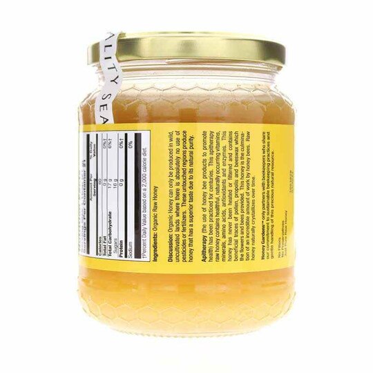 Organic Raw Honey, 16 Oz, HG