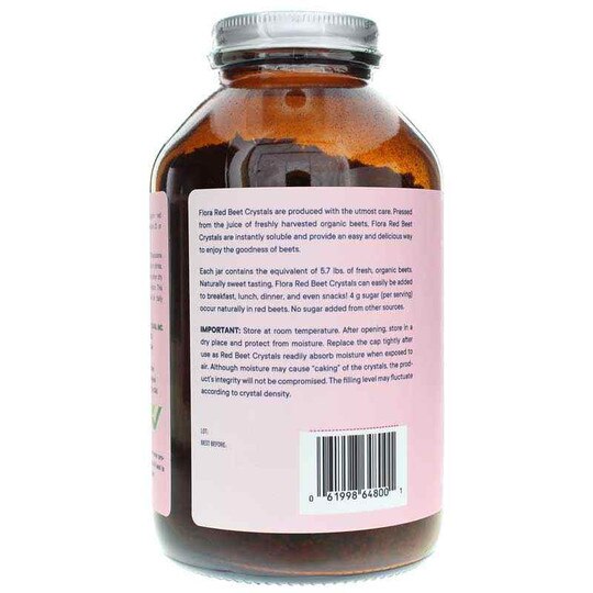 Organic Red Beet Crystals, 7 Oz, FL