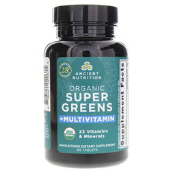 Organic Super Greens + Multivitamins Tablets