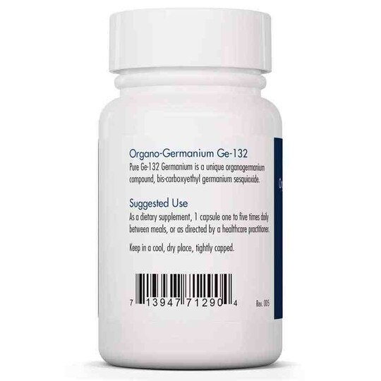 Organo-Germanium Ge-132 Capsules, 50 Veg Capsules, ARG