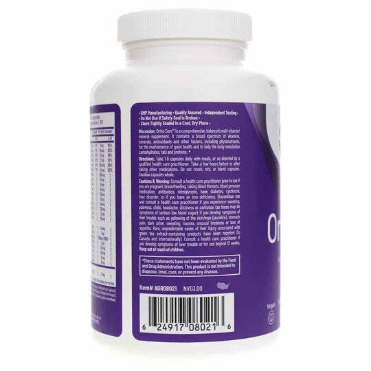 Ortho Core, 180 Capsules, AOR