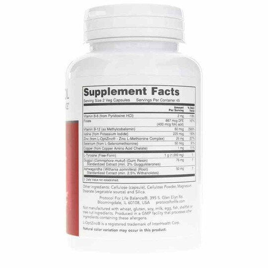 Ortho Thyroid, 90 Veg Capsules, PFLB