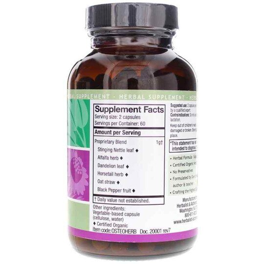 Osteo Herb, 120 Veg Capsules, HAL