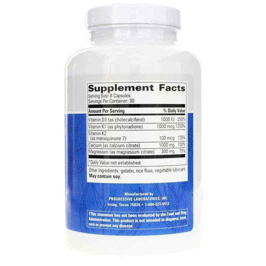 Osteo-Mins PM with D + K1, K2, 240 Capsules, PGL