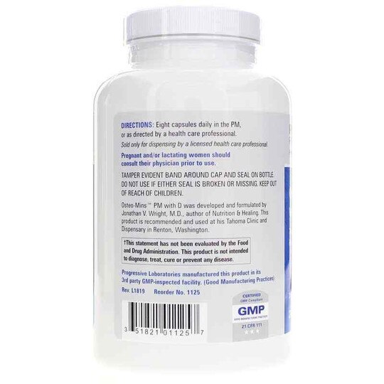 Osteo-Mins PM with D, 240 Capsules, PGL
