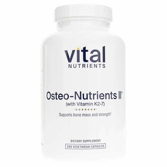 Osteo-Nutrients II with Vitamin K2-7, 240 Veg Capsules, VTN