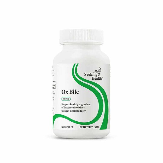 Ox Bile 125 Mg, 120 Veg Capsules, SKH