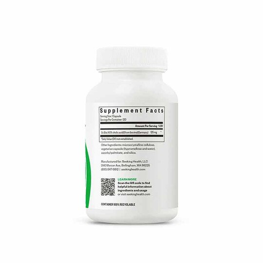 Ox Bile 125 Mg, 120 Veg Capsules, SKH
