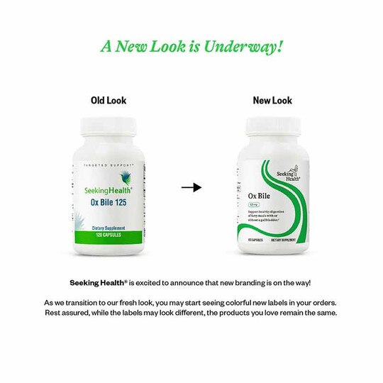 Ox Bile 125 Mg, 120 Veg Capsules, SKH