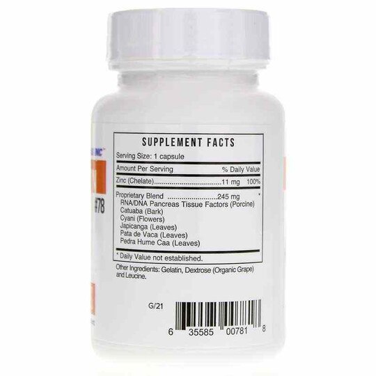 P Pancreas, 60 Capsules, SSF