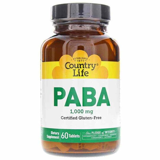 PABA 1000 Mg, 60 Tablets, CTL