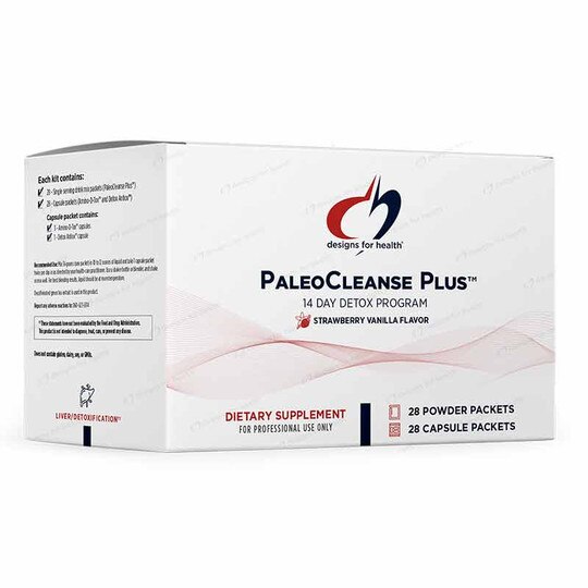 PaleoCleanse Plus 14 Day Detox Program, Strawberry Vanilla,1 Kit, DFH