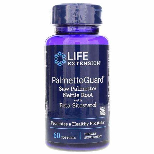 PalmettoGuard Saw Palmetto/Nettle Root, 60 Softgels, LFE
