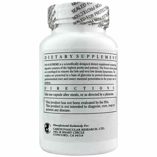 Pan-8-Supreme Pancreatin 8X, 90 Capsules, CR