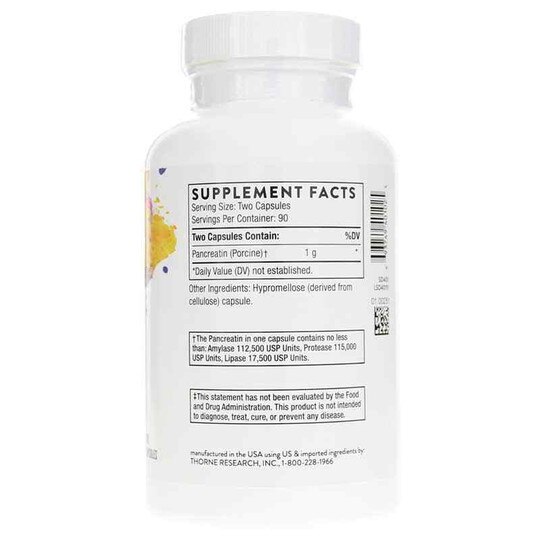 Pancreatic Enzymes, 180 Capsules, THR