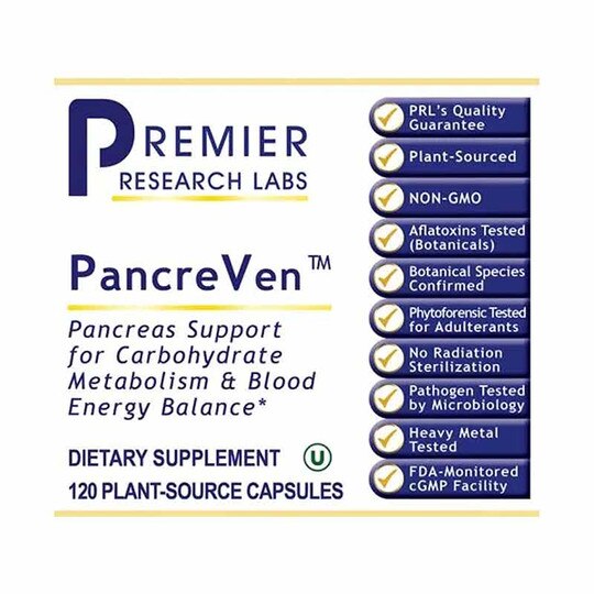 PancreVen Pancreas and Healthy Blood Sugar Support, 120, PRL