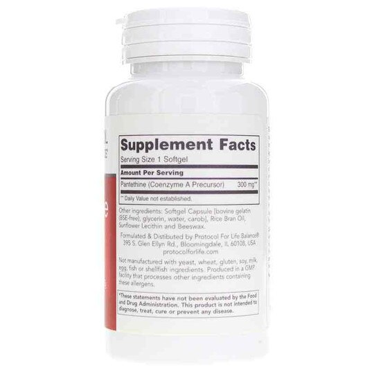 Pantethine 300 Mg, 60 Softgels, PFLB