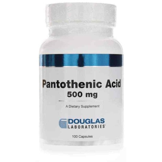 Pantothenic Acid 500 Mg, 100 Capsules, DGL