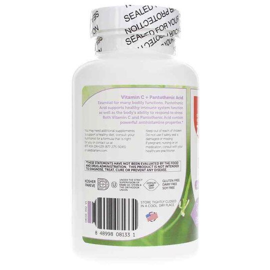 Pantothenic Acid + C, 90 Capsules, ZHL