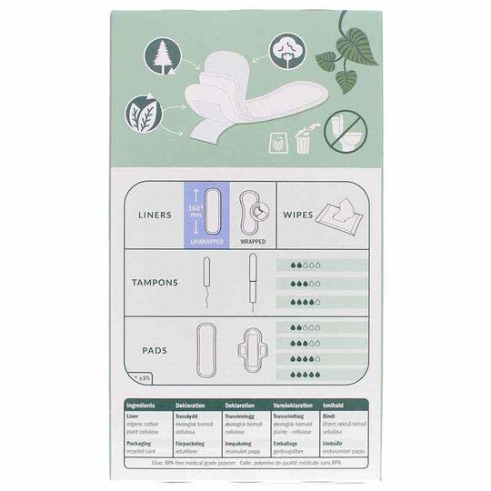 Panty Liners Mini, 30 Piece(s), NCR