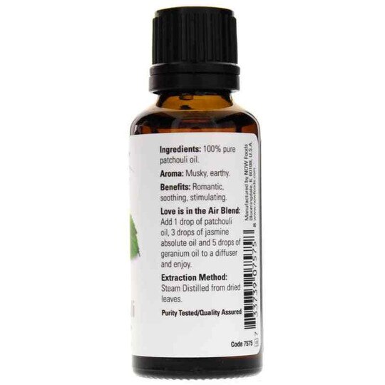 Patchouli Essential Oil, 1 Oz, NOW