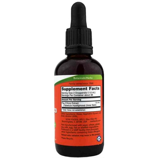 Pau D'Arco Extract, 2 Oz, NOW