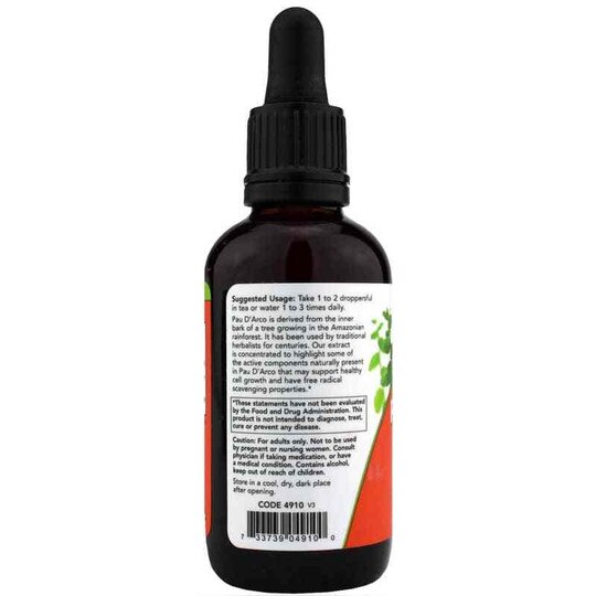 Pau D'Arco Extract, 2 Oz, NOW