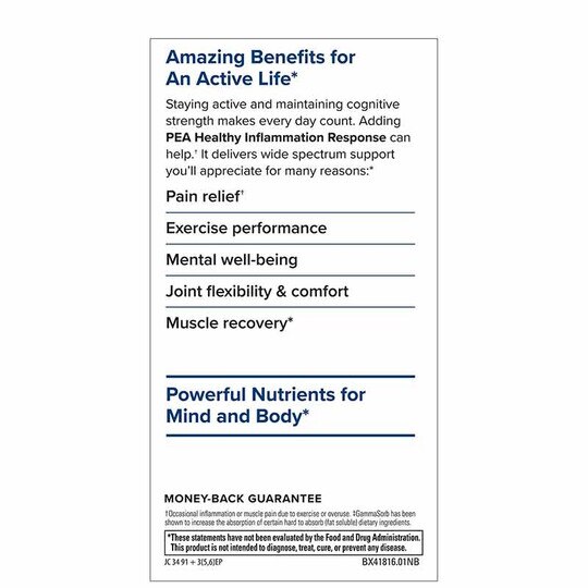 PEA Inflammation Response, 60 Capsules, TNT