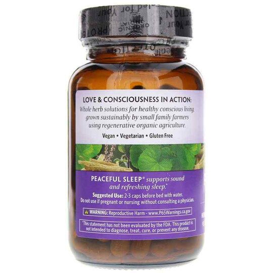 Peaceful Sleep Certified Organic, 90 Veg Capsules, OGI