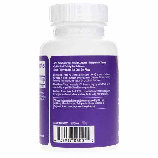 Peak K2, 90 Veg Capsules, AOR