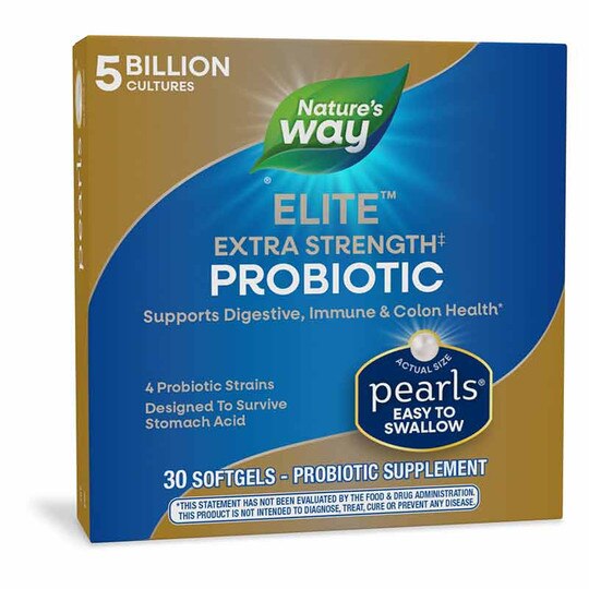 Pearls Elite Extra Strength Probiotics, 30 Softgels, NWA