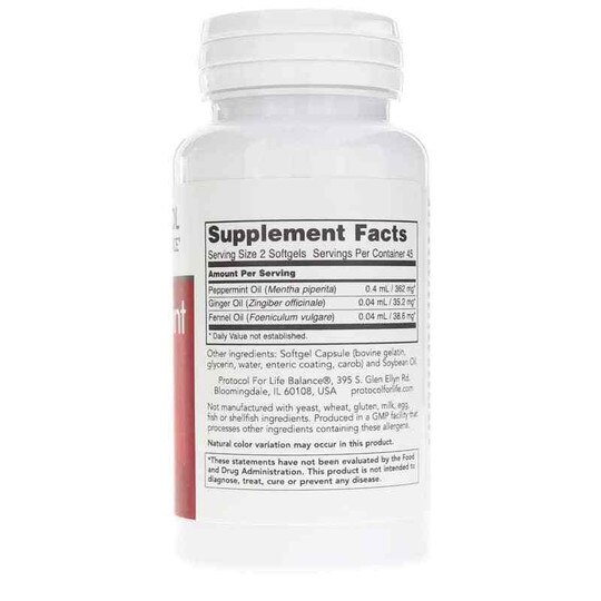Peppermint Oil GI, 90 Softgels, PFLB