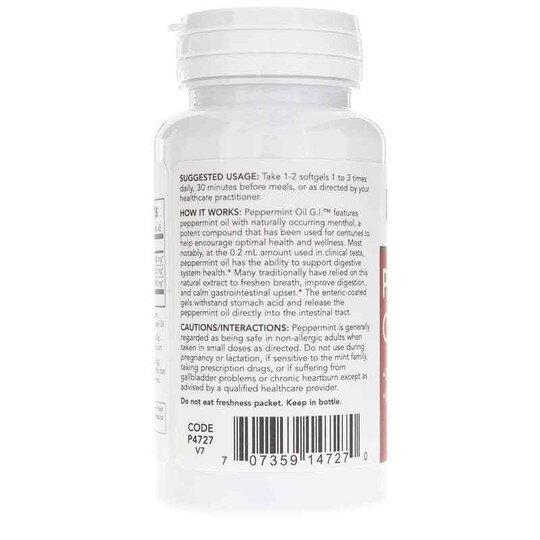 Peppermint Oil GI, 90 Softgels, PFLB