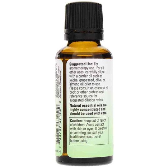 Peppermint Organic Essential Oil, 1 Oz, NOW