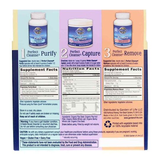 Perfect Cleanse 10 Day System Kit, 1 Kit, GOL