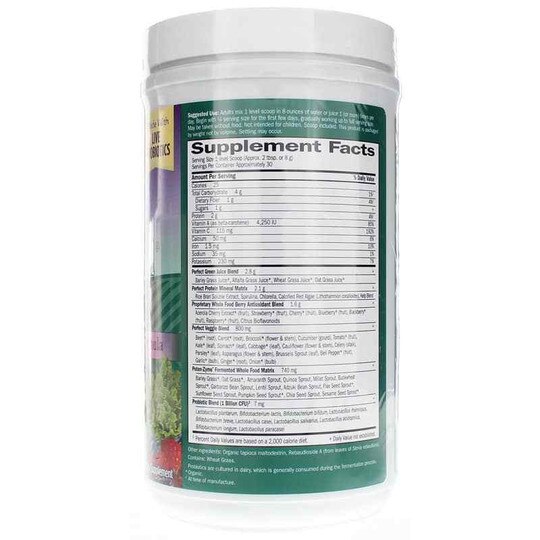Perfect Food Berry Super Green Fruit & Veggie Formula, GOL
