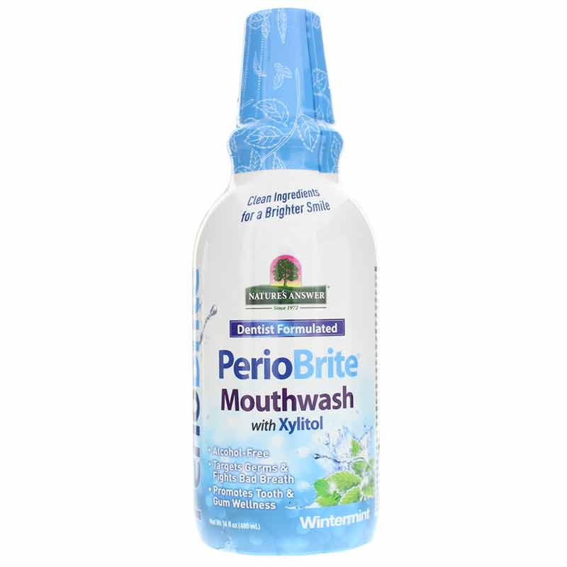 PerioBrite Natural Mouthwash AlcoholFree, Natures Answer