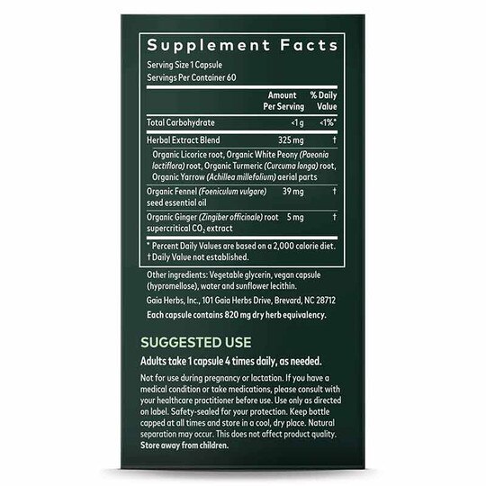 Period Cramp Relief, 60 Vegan Liquid Phyto-Caps, GH