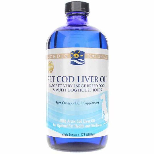 Pet Cod Liver Oil Large to Very Large Dogs, 16 Oz, NRN