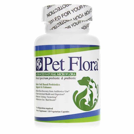 Pet Flora, 120 Veg Capsules, PSA