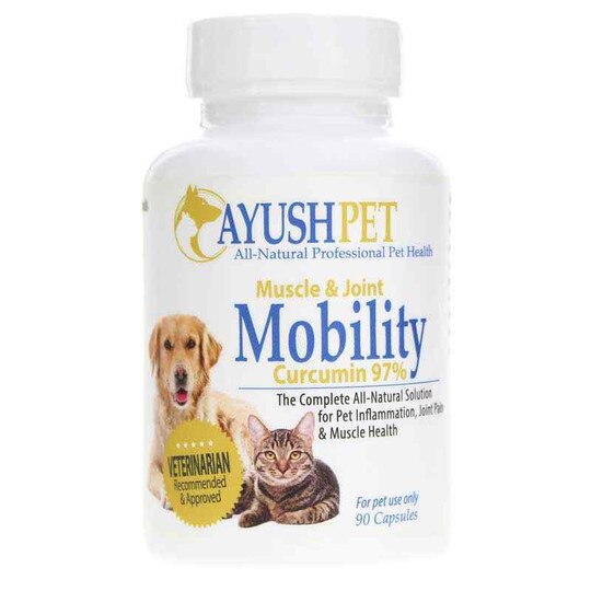 Mobility Liposomal Curcumin for Pets, 90 Capsules, AY